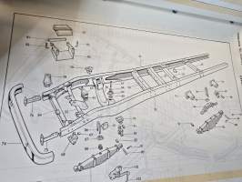 Commer 7,5 - 8 - 10 and 12 ton models parts list  1962