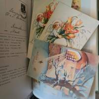 Martta Wendelin: Luettelo Martta Wendelinin piirtämistä postikorteista