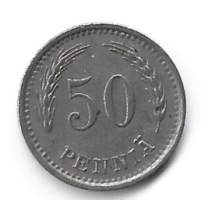 50  penniä  1937