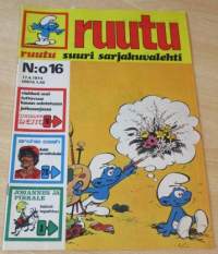 Ruutu suuri sarjakuvalehti N:o 16 17.4.1974