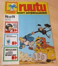 Ruutu suuri sarjakuvalehti N:o 11 13.3.1974