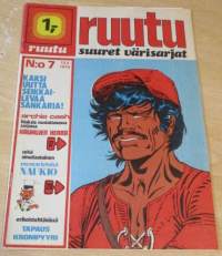 Ruutu suuret värisarjat N:o 7 13.2.1974