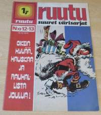 Ruutu suuret värisarjat N:o 12-13 19.12.1973