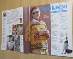 Suuri Käsityö lehti N:o 2 1995 kaava-arkit mukana