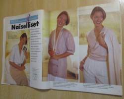 Suuri Käsityö lehti N:o 2 1995 kaava-arkit mukana