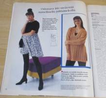 Suuri Käsityö lehti N:o 2 1995 kaava-arkit mukana