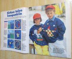 Suuri Käsityö lehti N:o 2 1995 kaava-arkit mukana