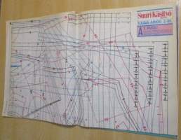 Suuri Käsityö lehti N:o 2 1995 kaava-arkit mukana