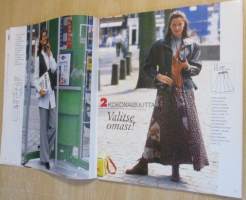 Suuri Käsityö Lehti N:o 8 1995 kaava-arkit mukana