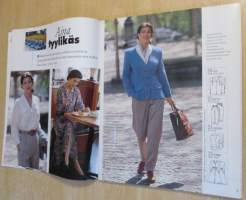 Suuri Käsityö Lehti N:o 8 1995 kaava-arkit mukana