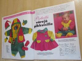 Suuri Käsityö Lehti N:o 8 1995 kaava-arkit mukana