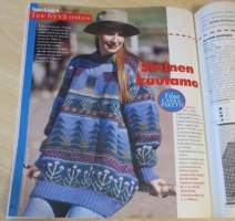 Suuri Käsityö Lehti N:o 12 1995 Kaava-arkit mukana