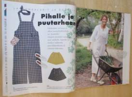 Suuri Käsityö lehti N:o 7 1995 kaava-arkki mukana