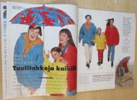 Suuri Käsityö lehti N:o 7 1995 kaava-arkki mukana