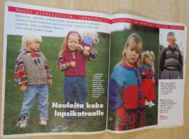 Suuri Käsityö lehti N:o 7 1995 kaava-arkki mukana