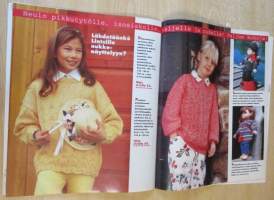 Suuri Käsityö lehti N:o 7 1995 kaava-arkki mukana