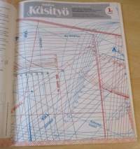 Kotiliesi Käsityö lehti N: 3 2015 kaava-arkki mukana