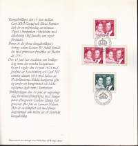 Filatelia Ruotsi -FDC - Carl XVI Gustav, Silvia Sommerlath (19.6.1976) - Minnesfrimärken