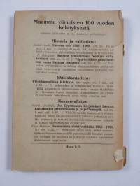 Sata vuotta Suomen sivistyselämää