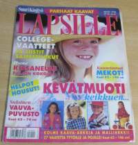 Suuri Käsityö Lehti Parhaat kaavat lapsille Kevät 1996 kaava-arkit mukana