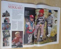 Suuri Käsityö Lehti Parhaat kaavat lapsille Kevät 1996 kaava-arkit mukana