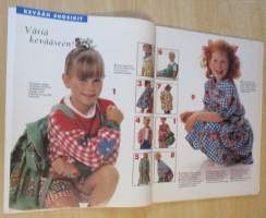 Suuri Käsityö Lehti Parhaat kaavat lapsille kevät 1993 Kaava-arkit mukana