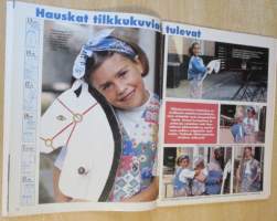 Suuri Käsityö Lehti Parhaat kaavat lapsille kevät 1993 Kaava-arkit mukana