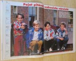 Suuri Käsityö Lehti Parhaat kaavat lapsille kevät 1993 Kaava-arkit mukana