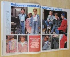 Suuri Käsityö Lehti Parhaat kaavat lapsille kevät 1993 Kaava-arkit mukana