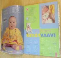 Muoti Muksu Lesten muoti- ja kaavalehti Kevät N:o 1 1998 kaava-arkit mukana