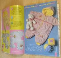 Muoti Muksu Lesten muoti- ja kaavalehti Kevät N:o 1 1998 kaava-arkit mukana