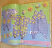 Muoti Muksu Lesten muoti- ja kaavalehti Kevät N:o 1 1998 kaava-arkit mukana