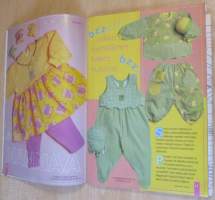 Muoti Muksu Lesten muoti- ja kaavalehti Kevät N:o 1 1998 kaava-arkit mukana