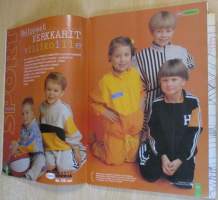 Muoti Muksu Lesten muoti- ja kaavalehti Kevät N:o 1 1998 kaava-arkit mukana