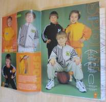 Muoti Muksu Lesten muoti- ja kaavalehti Kevät N:o 1 1998 kaava-arkit mukana