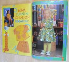 Muoti Muksu Lesten muoti- ja kaavalehti Kevät N:o 1 1998 kaava-arkit mukana