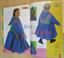 Muoti Muksu Lesten muoti- ja kaavalehti Kevät N:o 1 1998 kaava-arkit mukana