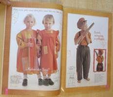 Muoti Muksu Lasten muoti- ja kaavalehti Kesä N:o 2 1998 kaava-arkit mukana