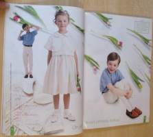 Muoti Muksu Lasten muoti- ja kaavalehti Kesä N:o 2 1998 kaava-arkit mukana