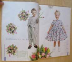 Muoti Muksu Lasten muoti- ja kaavalehti Kesä N:o 2 1998 kaava-arkit mukana