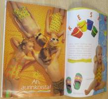 Muoti Muksu Lasten muoti- ja kaavalehti Kesä N:o 2 1998 kaava-arkit mukana