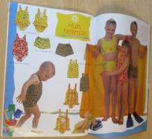 Muoti Muksu Lasten muoti- ja kaavalehti Kesä N:o 2 1998 kaava-arkit mukana