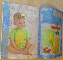 Muoti Muksu Lasten muoti- ja kaavalehti Kesä N:o 2 1998 kaava-arkit mukana