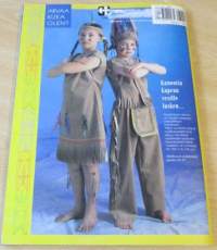 Muoti Muksu Lasten muoti- ja kaavalehti Kesä N:o 2 1998 kaava-arkit mukana