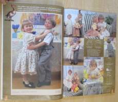 Muoti Muksu Lasten muoti- ja Kaavalehti Kesä N:o 2 1996 kaava-arkit mukana