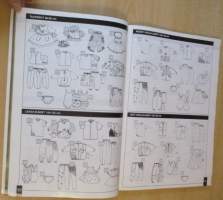 Muoti Muksu Lasten muoti- ja Kaavalehti Kesä N:o 2 1996 kaava-arkit mukana