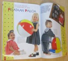 Muoti Muksu Lasten muoti- ja Kaavalehti Kesä N:o 2 1996 kaava-arkit mukana