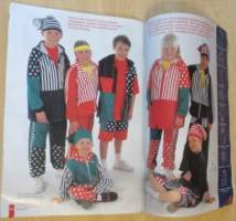 Muoti Muksu Lasten muoti- ja Kaavalehti Kesä N:o 2 1996 kaava-arkit mukana