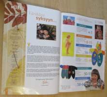 Muoti Muksu Lasten muoti- ja Kaavalehti syksy N:o 3 1996 kaava-arkit mukana