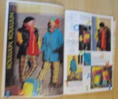 Muoti Muksu Lasten muoti- ja Kaavalehti syksy N:o 3 1996 kaava-arkit mukana